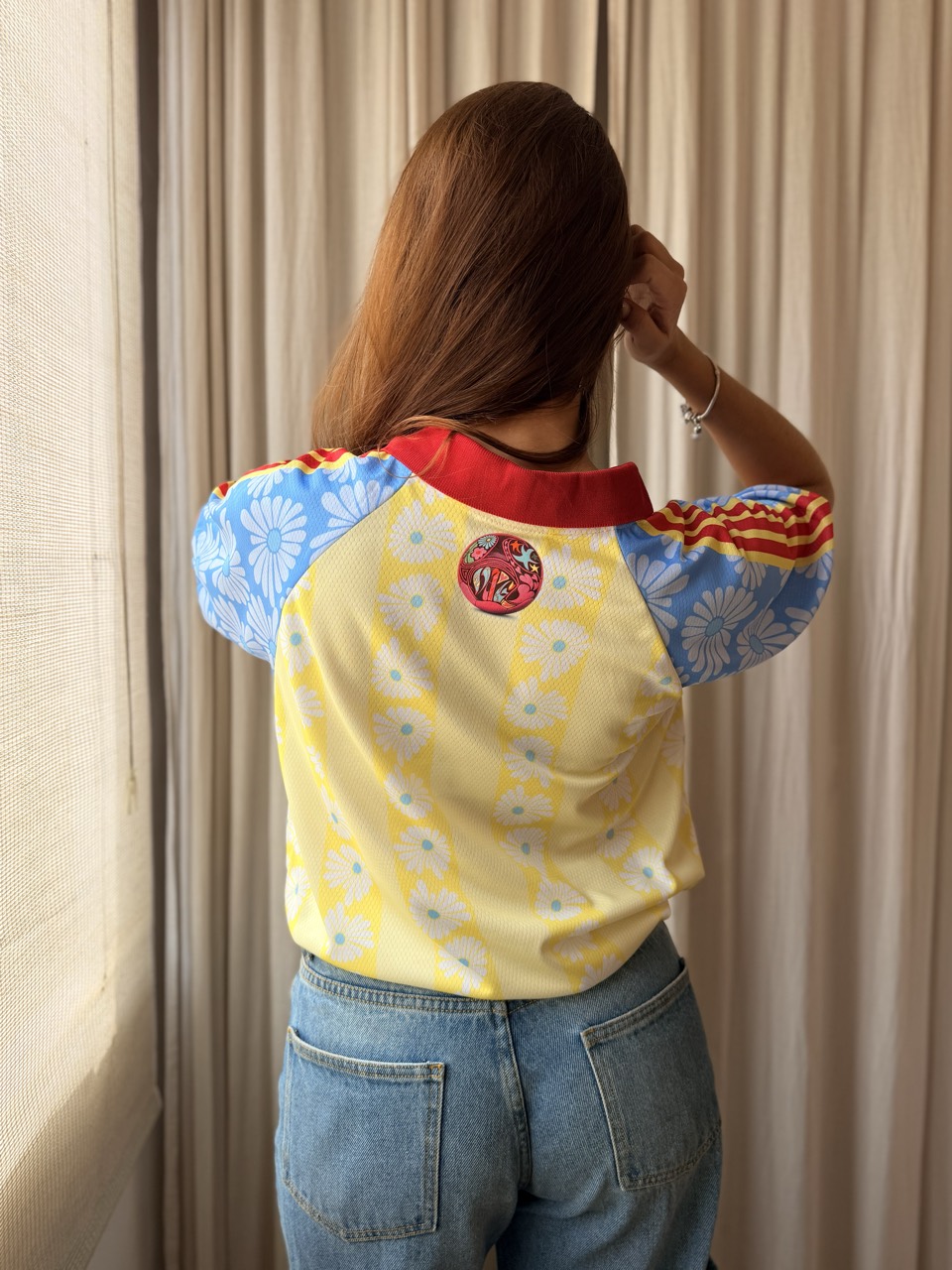 Espalda de la camiseta clásica Colombia, sin personalización