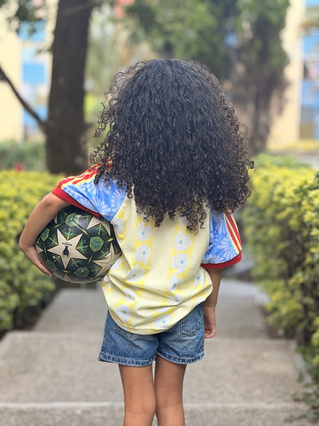 Espalda de la camiseta de niño clásica Colombia